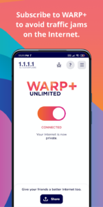 1.1.1.1 WARP Premium APK: Fast, Secure, Private Internet 3