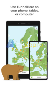 TunnelBear VPN Premium APK: Fast, Secure & Fun Internet Freedom 3